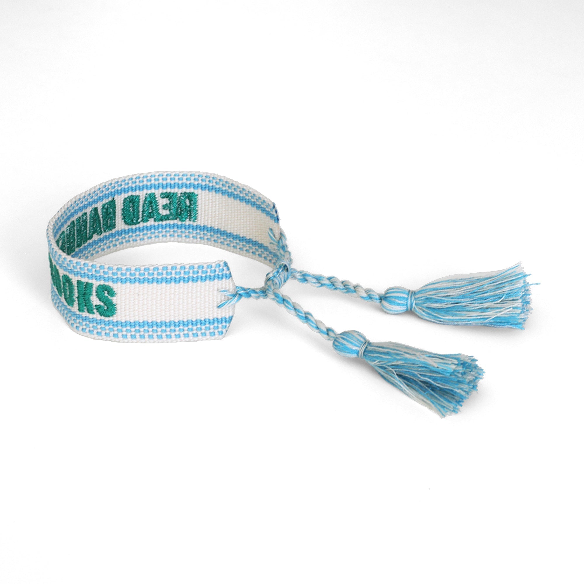 Book Club Themed Embroidered Bracelets - Read Banned Books Jollity &amp; Co