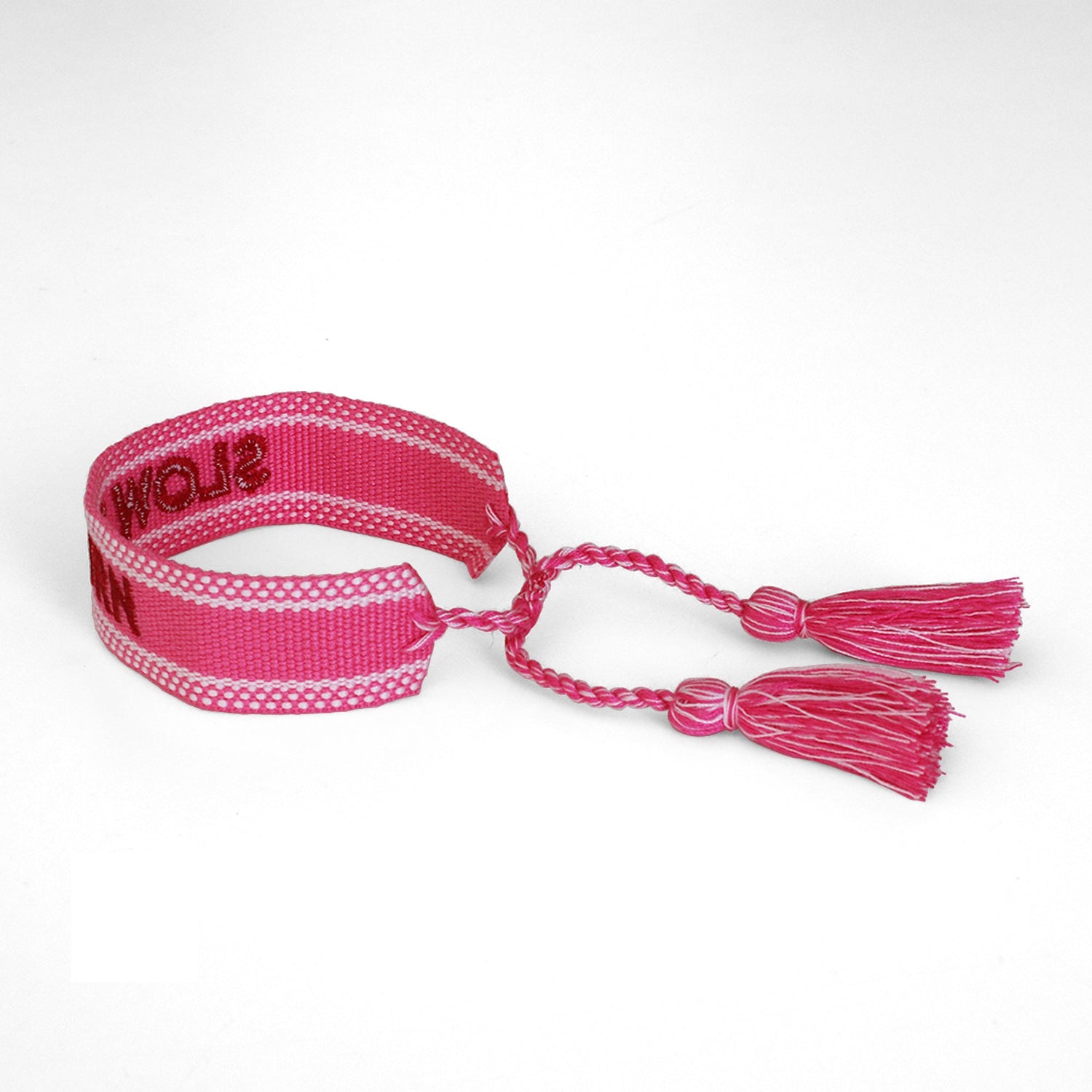 Book Club Themed Embroidered Bracelets - Slow Burn, Jollity &amp; Co