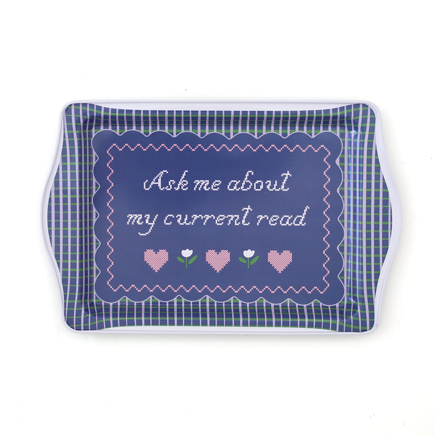 Ask Me About My Current Read Trinket Tray, Jollity &amp; Co