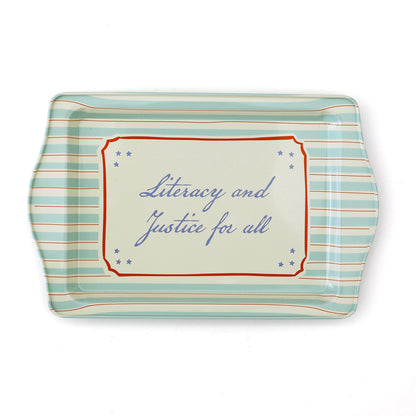 Literacy and Justice for All Trinket Tray, Jollity &amp; Co