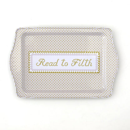 Read To Filth Trinket Tray, Jollity &amp; Co
