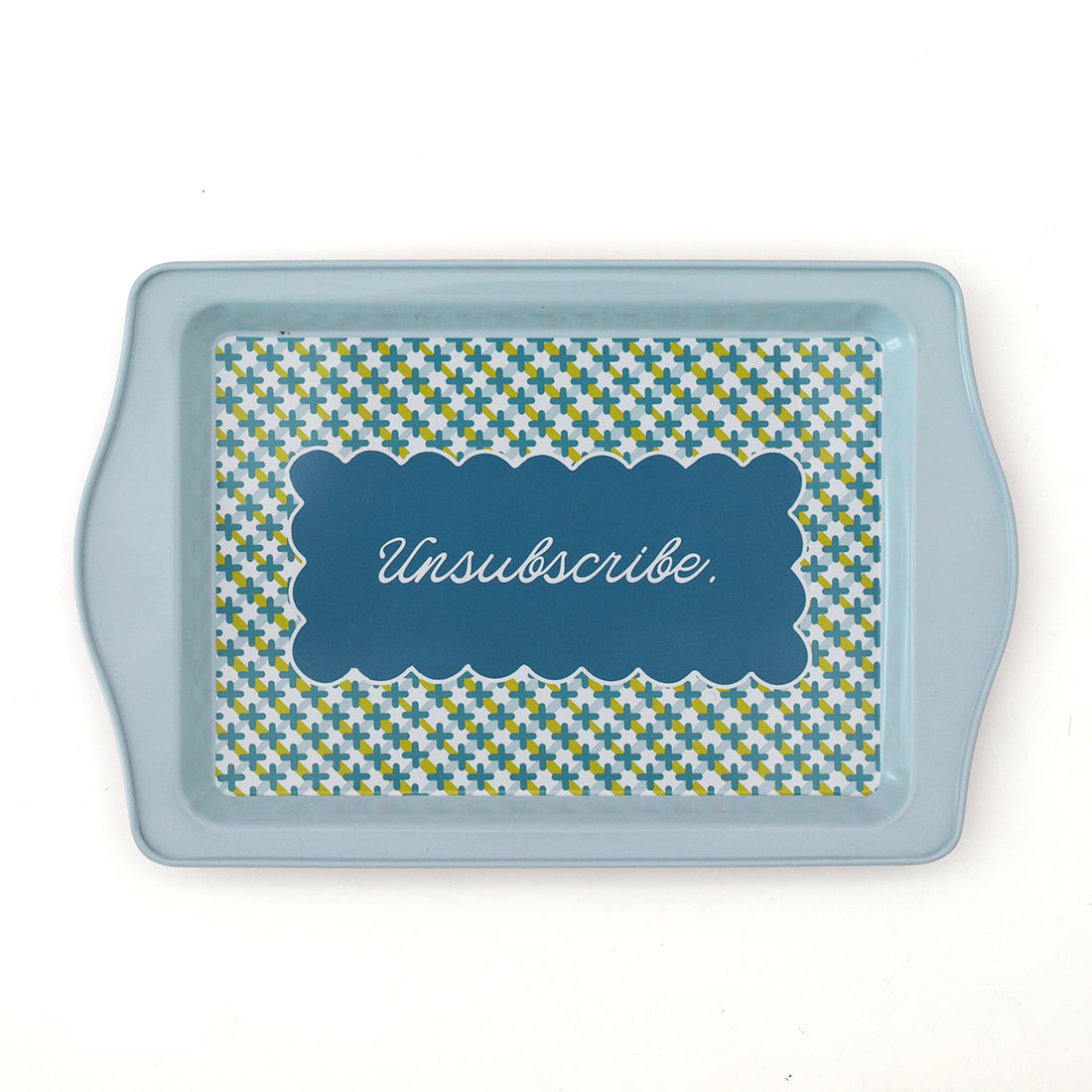 Unsubscribe Metal Trinket Tray, Jollity &amp; Co