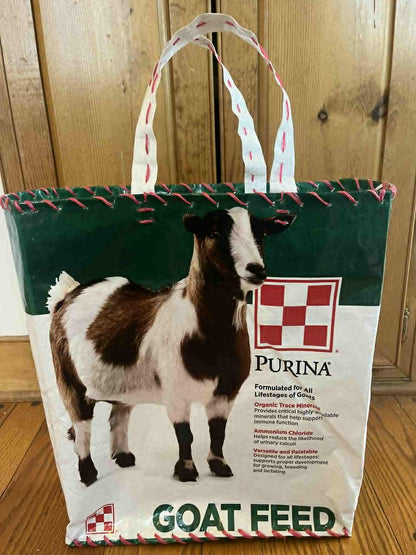 Upcycled Trendy Goat Tote