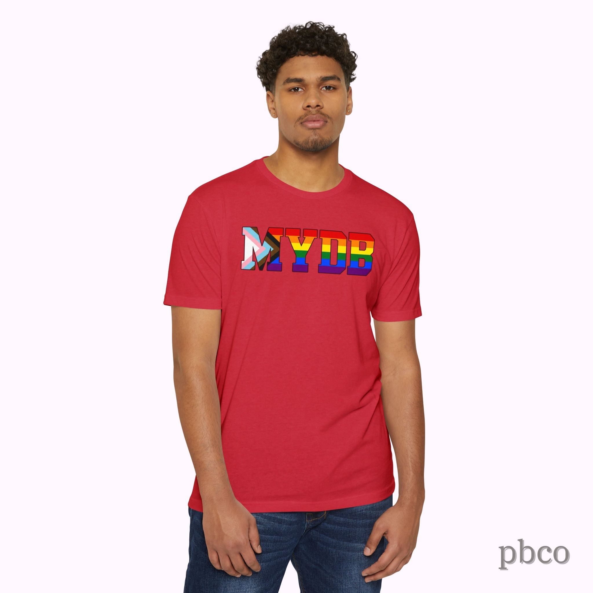 MYDB T-Shirt | Mind Your Damn Business | Progress Pride