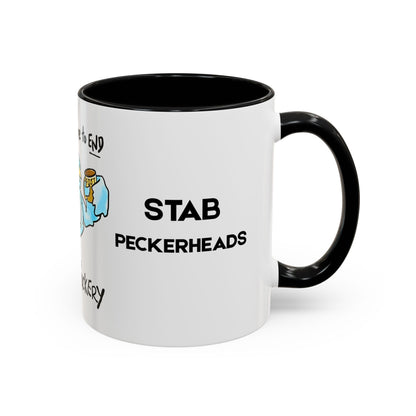 End Dumbfuckery Blue Bird mug | Accent Coffee Mug