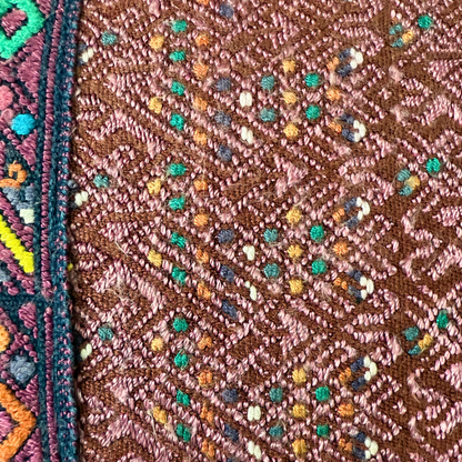 Huipil &amp; Hemp Throw Pillow Cover