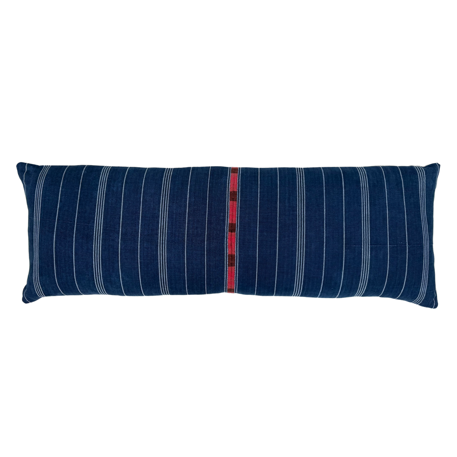 Indigo Corte &amp; Hemp Long Lumbar Pillow