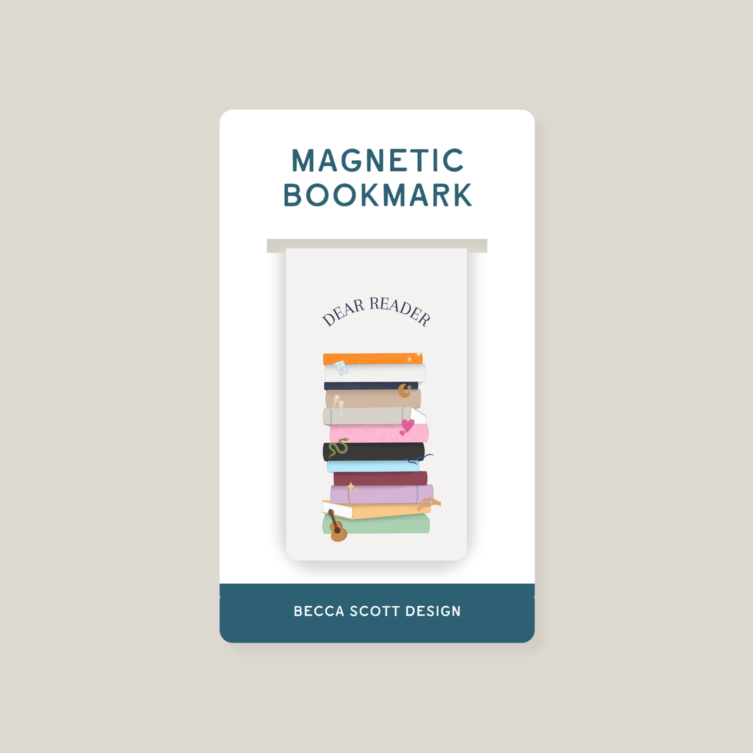 Eras Bookshelf Magnetic Bookmark