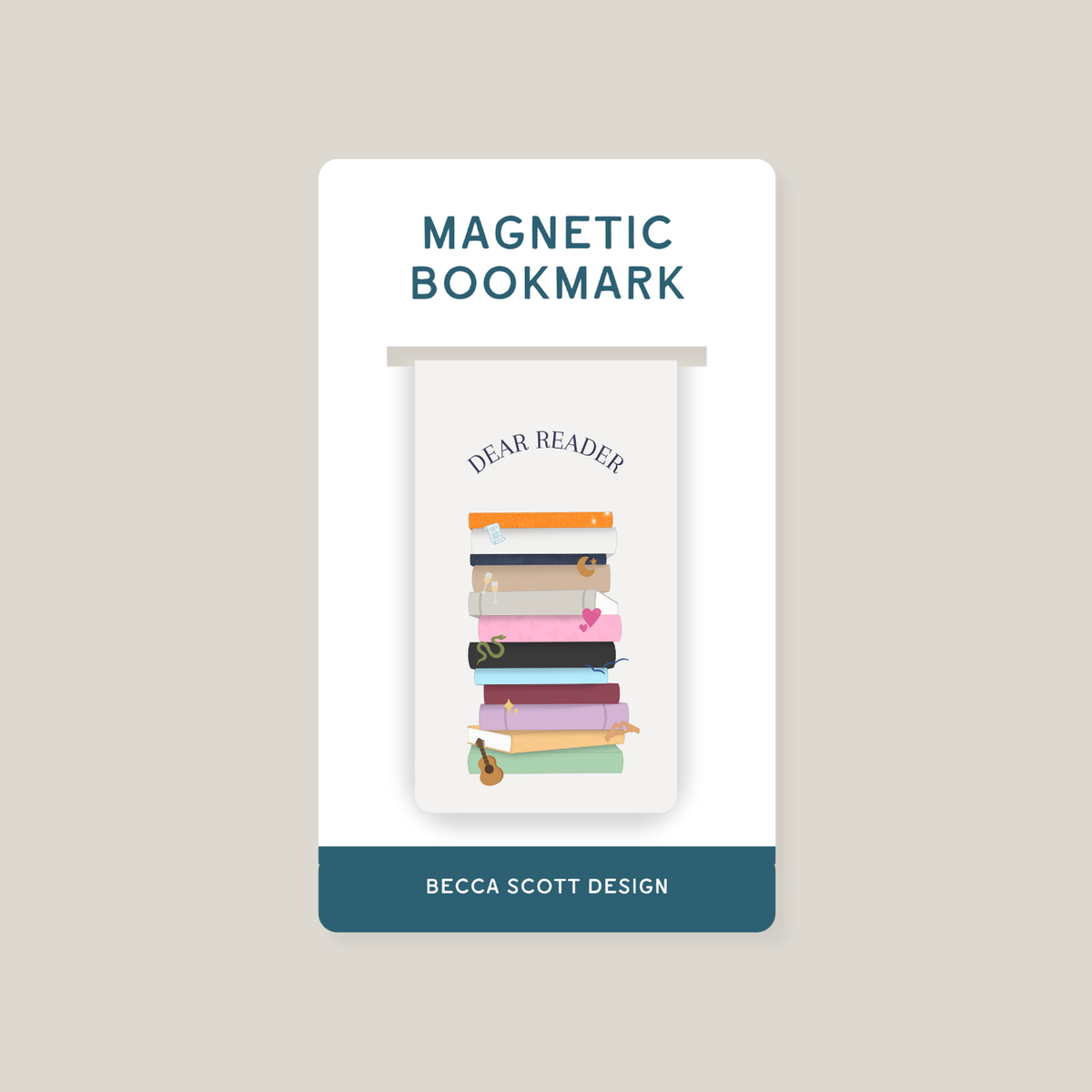 Eras Bookshelf Magnetic Bookmark