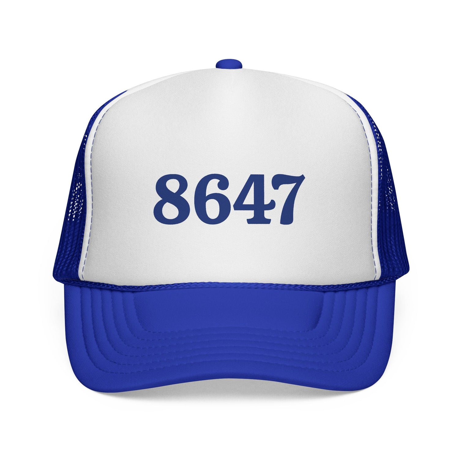 Blue 8647 Trucker Hat | Anti-Trump Hat
