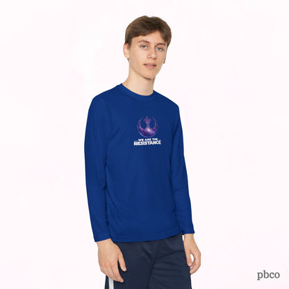 Youth Long Sleeve Tee - We Are The Resistance
