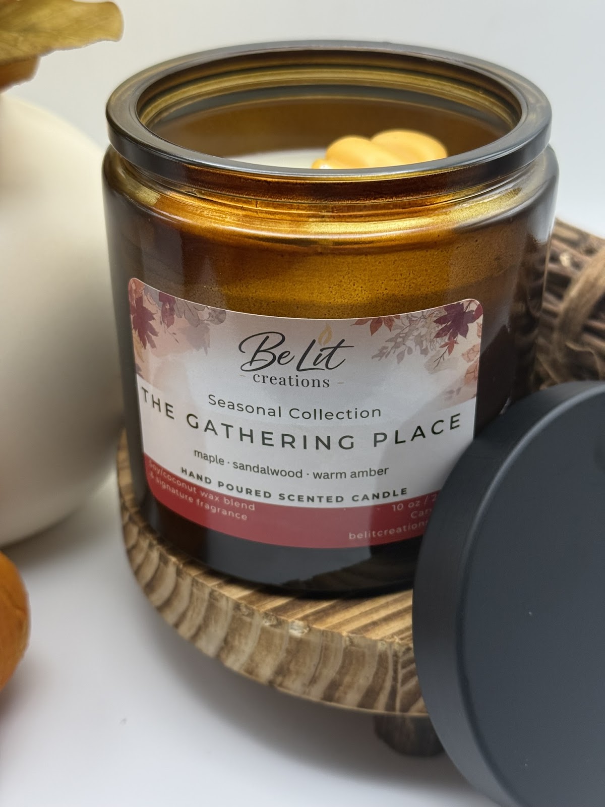 The Gathering Place Candle | Maple + Sandalwood | 10 oz