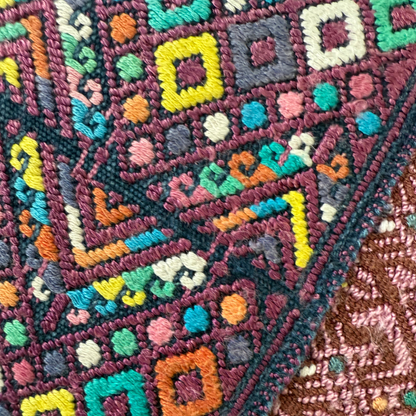 Huipil &amp; Hemp Throw Pillow Cover