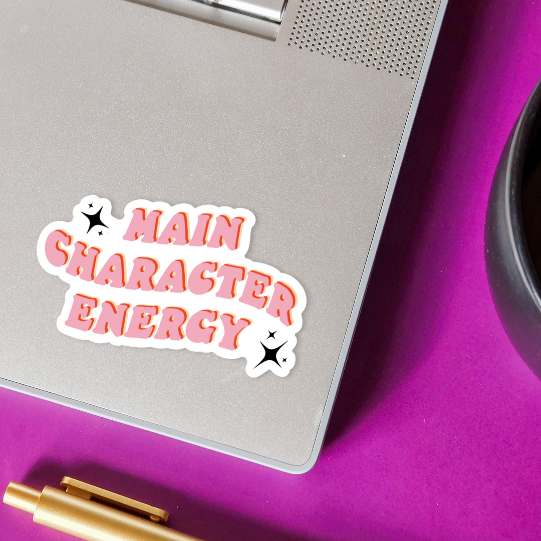 Main Character Energy Enamel Pin – Book Lover Gift