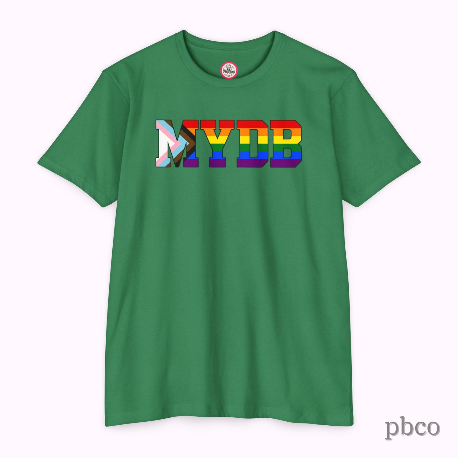MYDB T-Shirt | Mind Your Damn Business | Progress Pride