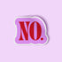 Sticker with &