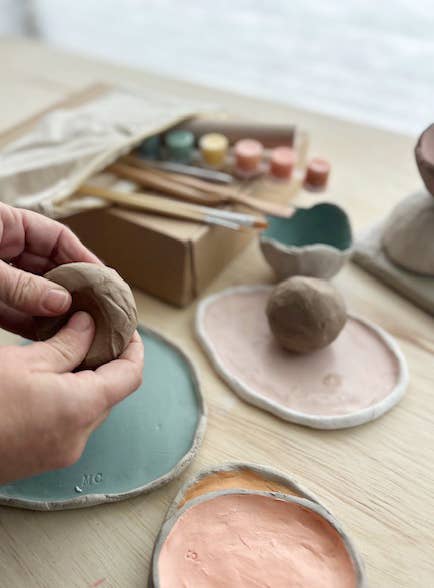 Breathe People - Meditative Art Clay Kit + Self-Care Meditations and Projects