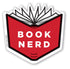 Sticker with an open book design and &