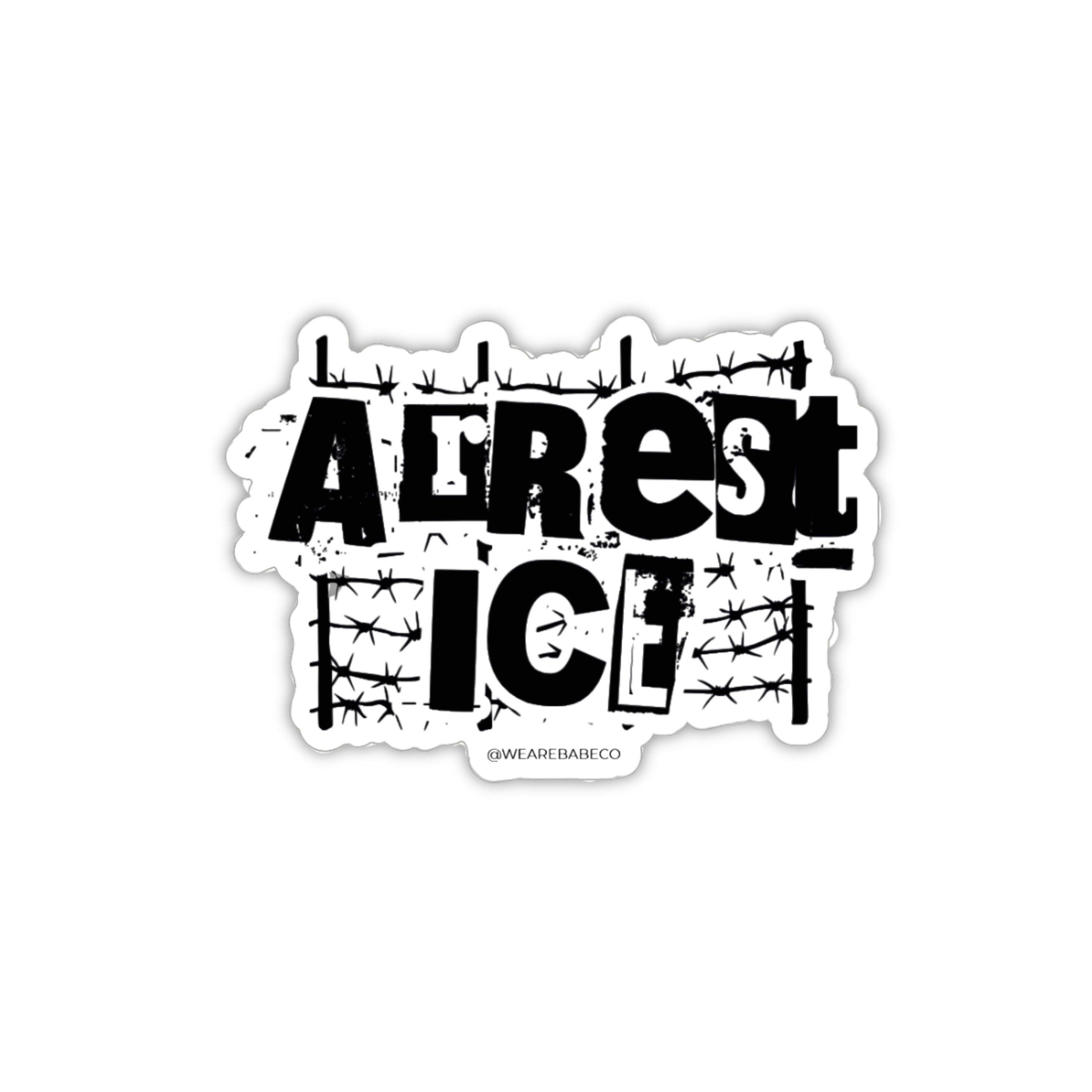 Arrest Ice - Die Cut Sticker