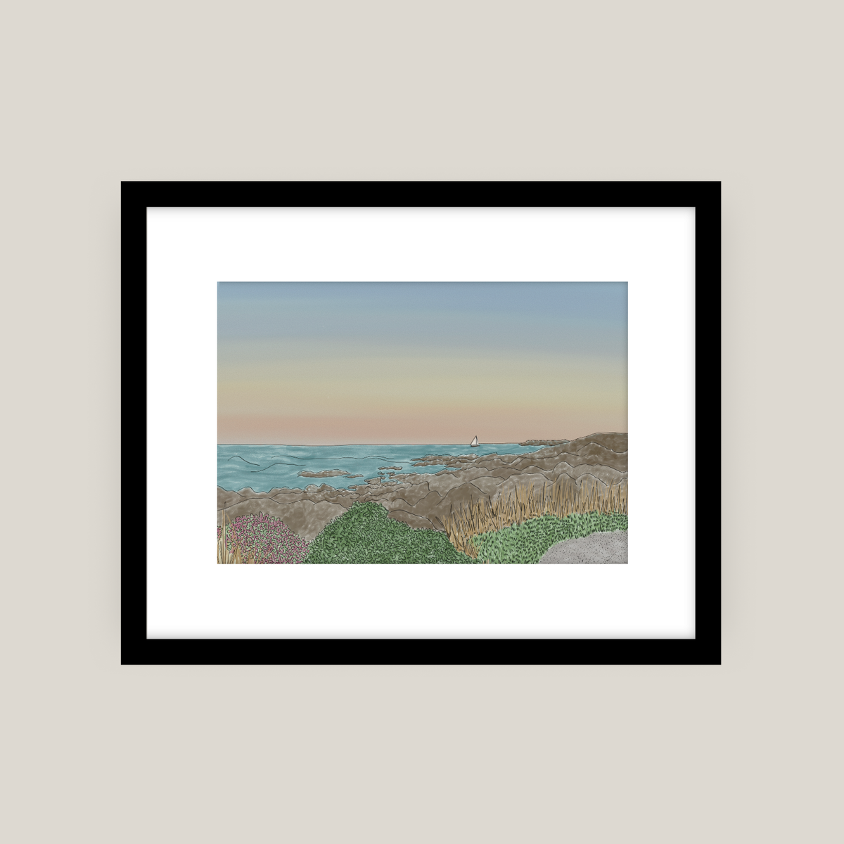 Marginal Way (Ogunquit, ME) Print