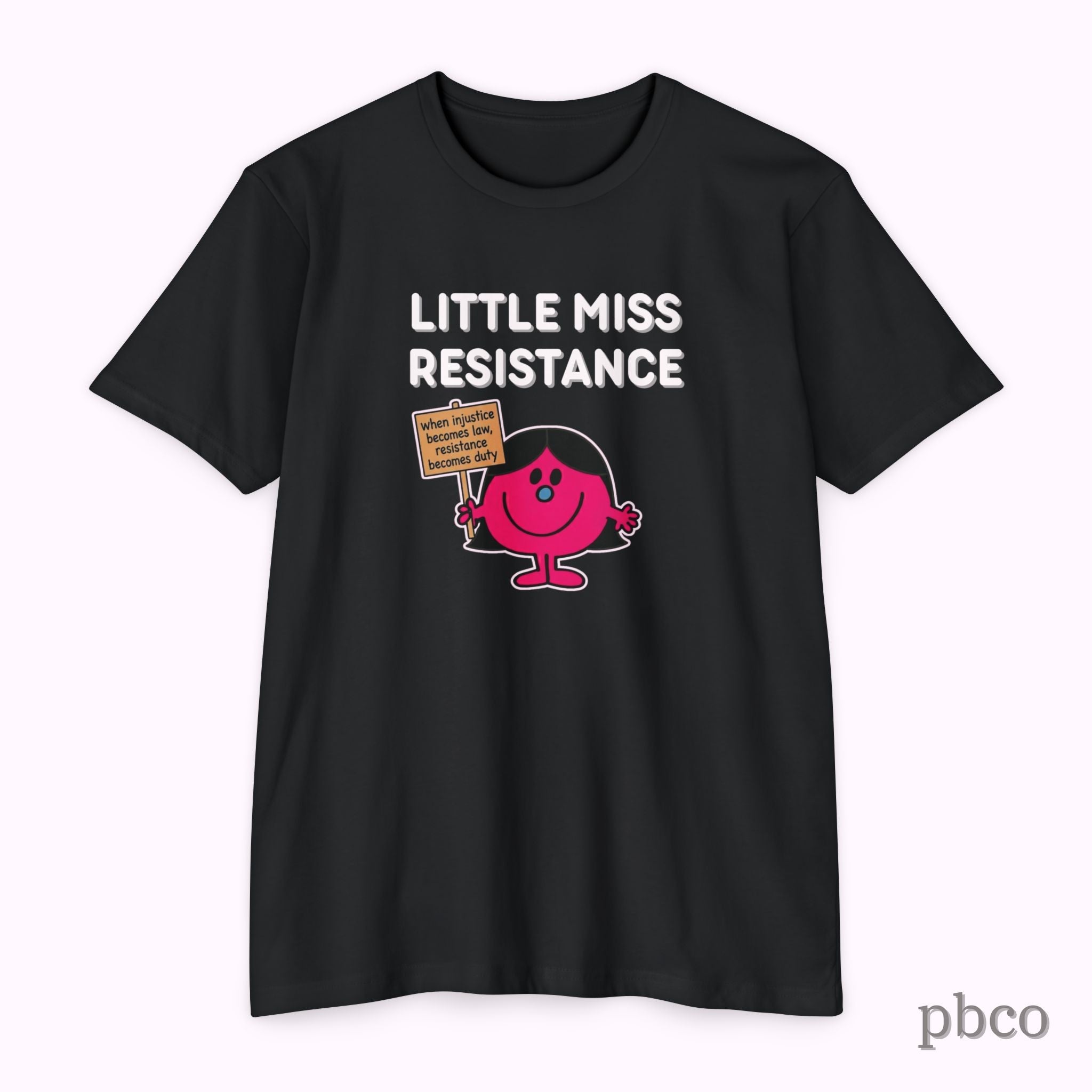 Little Miss Resistance T-Shirt — Feminist Protest Graphic Tee