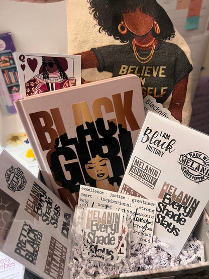 Black Girl Magic Box | Celebration Gift Set for Black Women | Bossy Scribes
