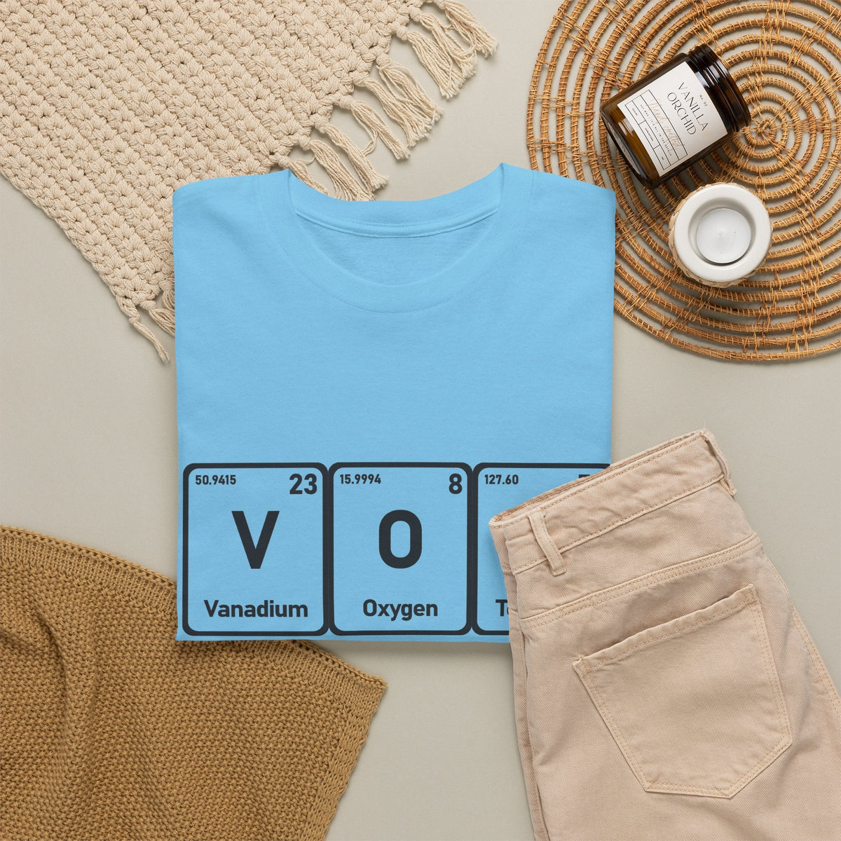 Vote T-Shirt – "The Element of Change" Periodic Table Design