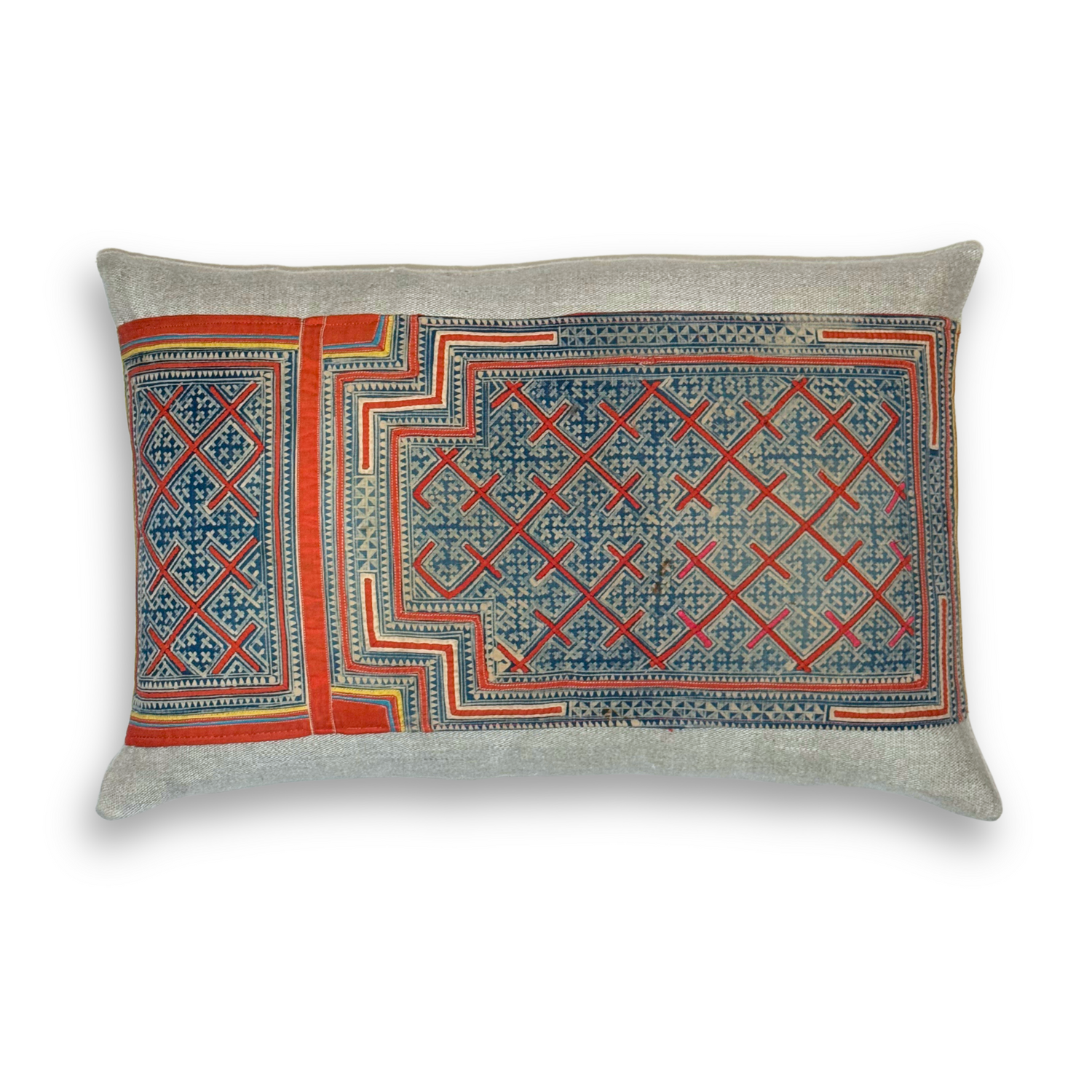 Hmong &amp; Hemp Throw Pillow Cover