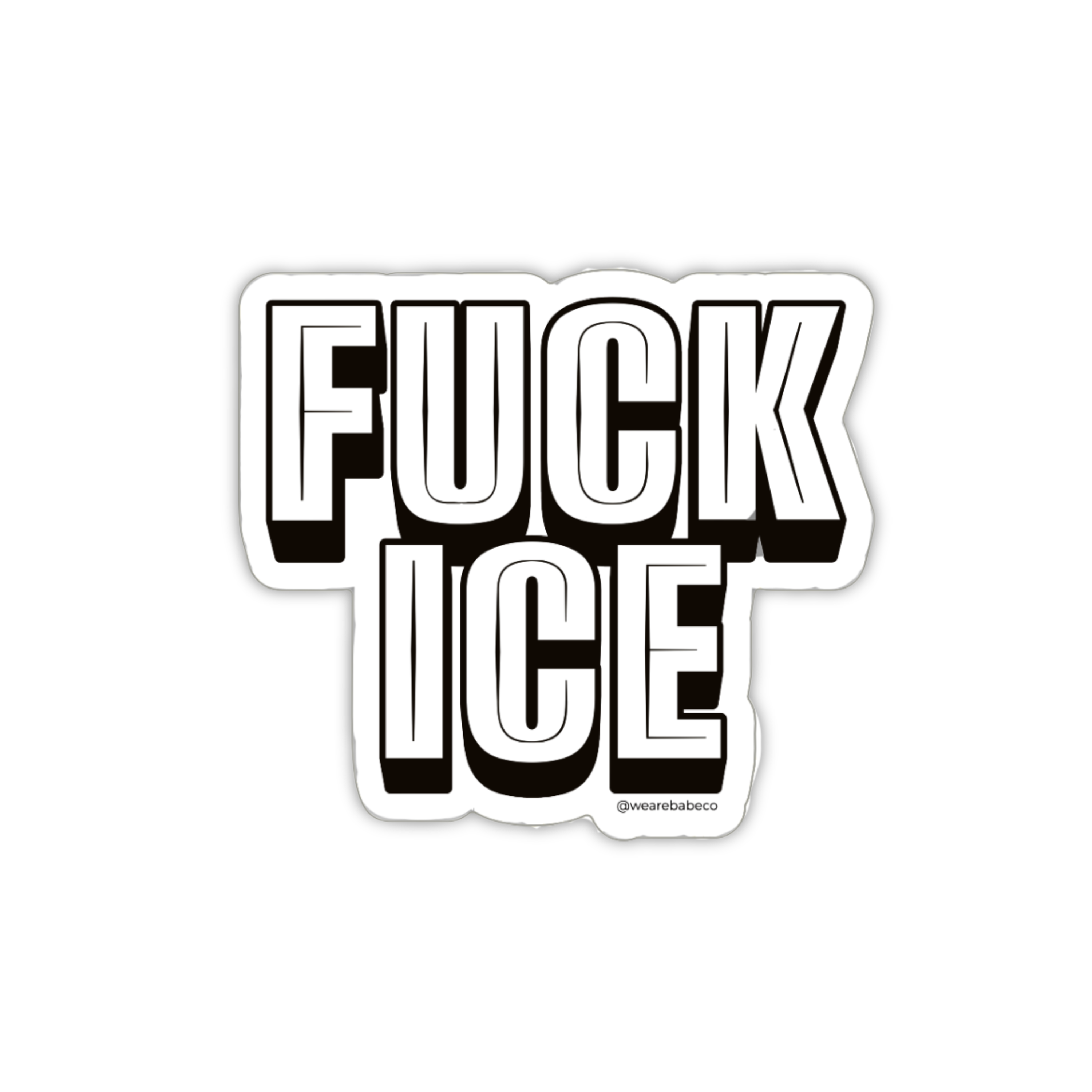 Fuck ICE - Die Cut Sticker