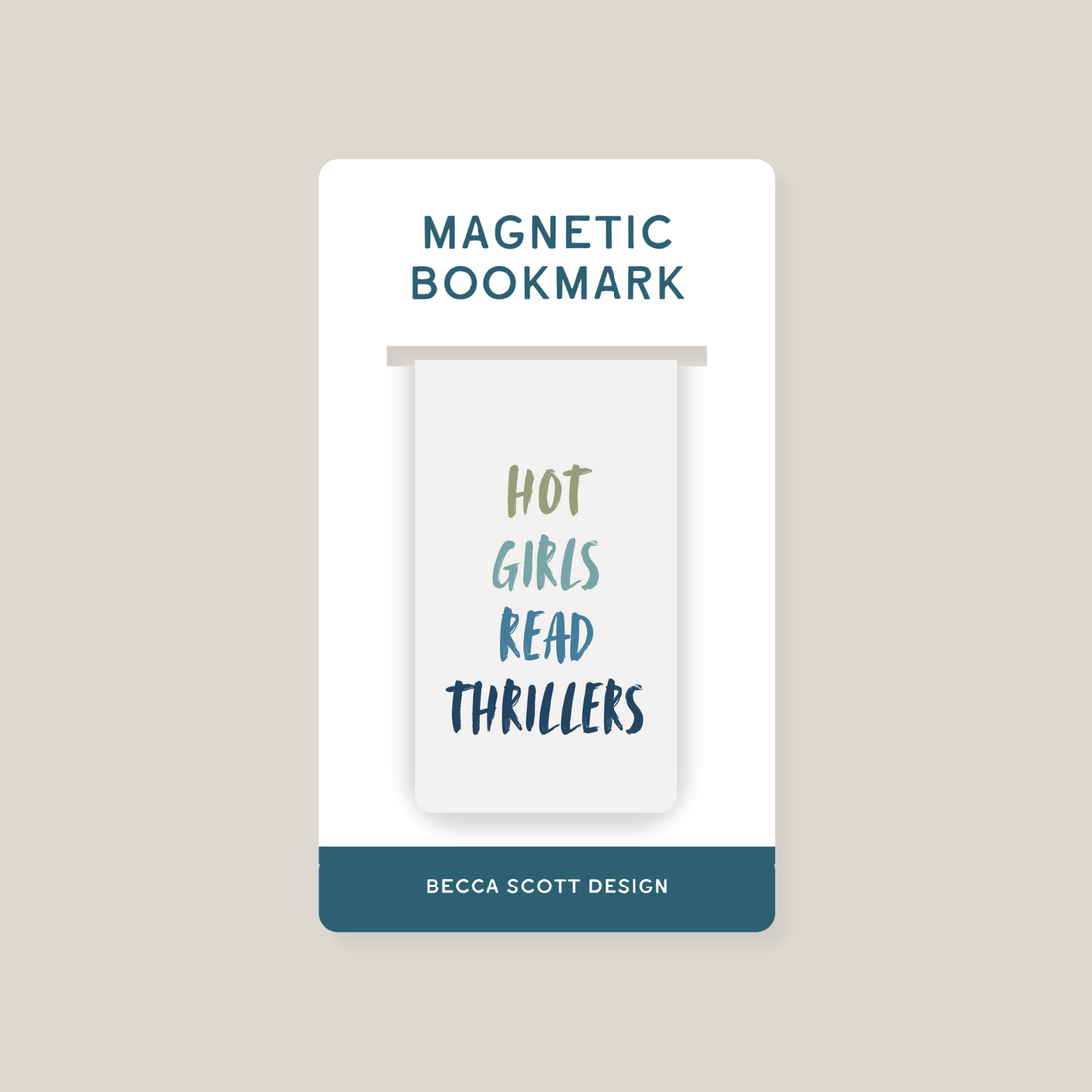 Hot Girls Read Magnetic Bookmark