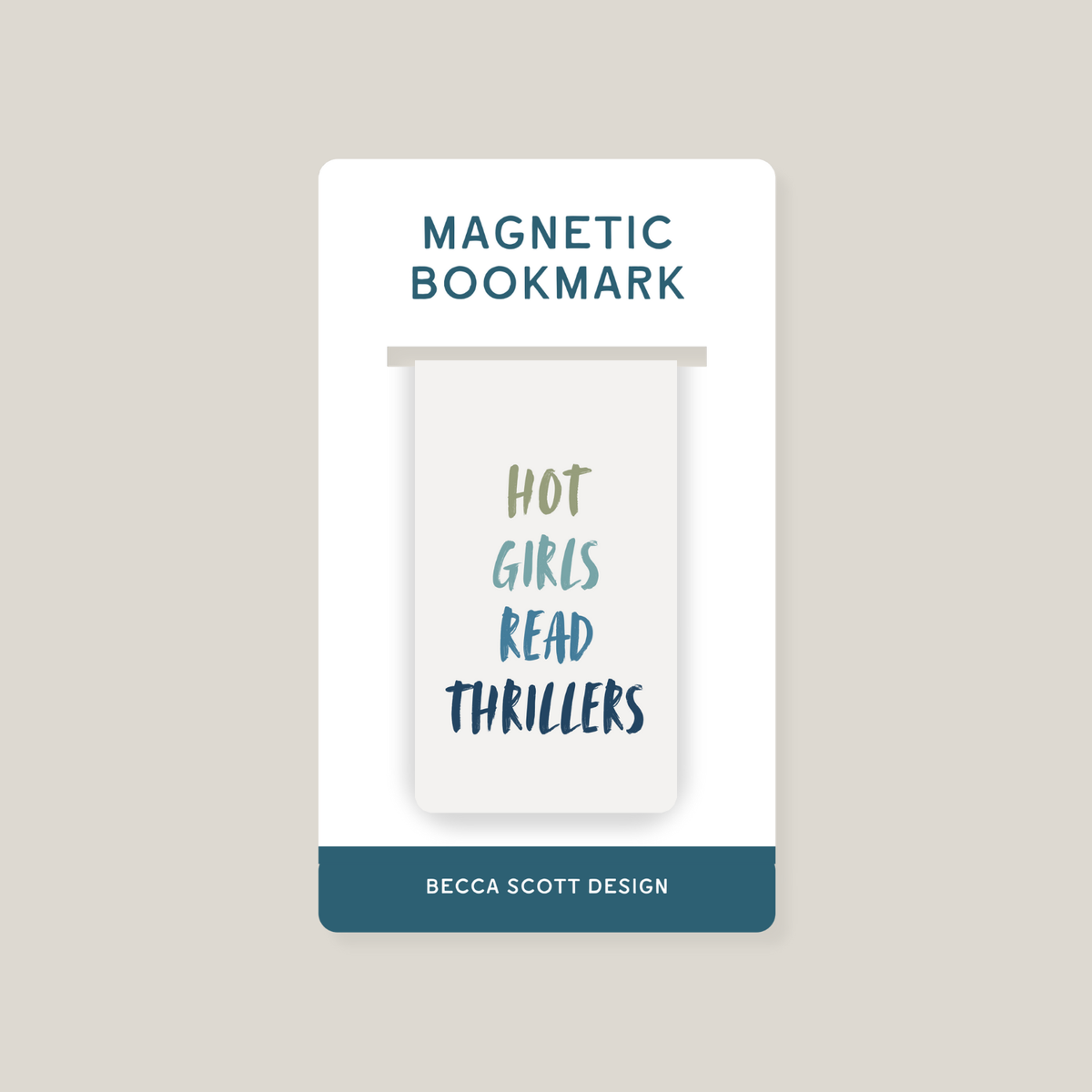 Hot Girls Read Magnetic Bookmark