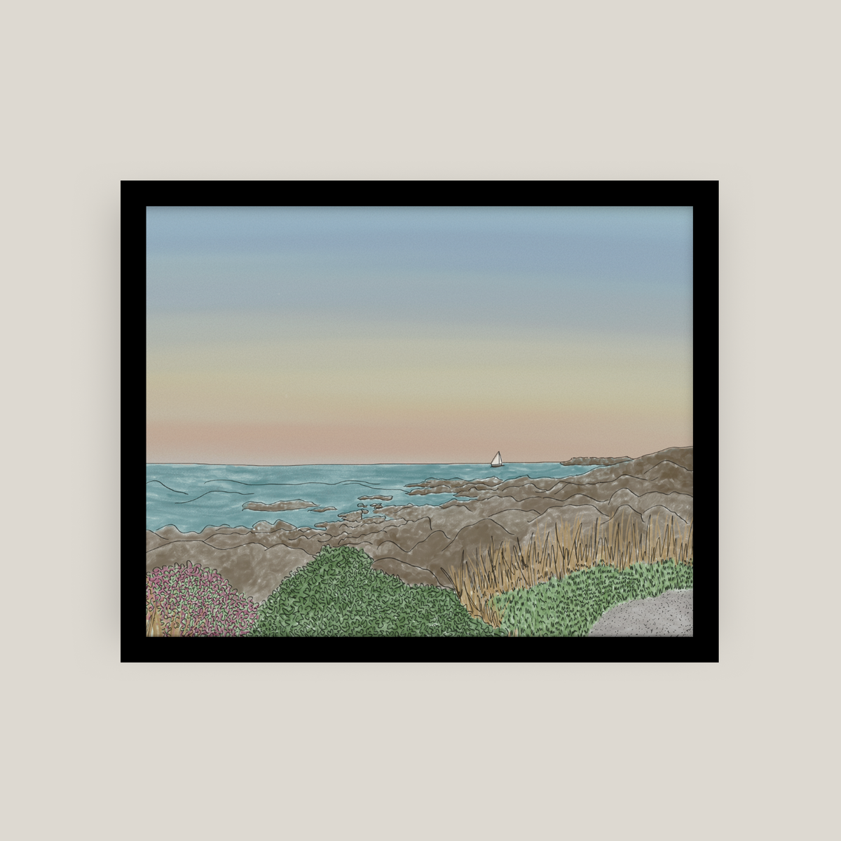 Marginal Way (Ogunquit, ME) Print