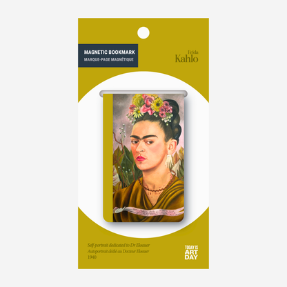 Frida Kahlo Magnetic Bookmark — Self-Portrait Dedicated to Dr. Eloesser