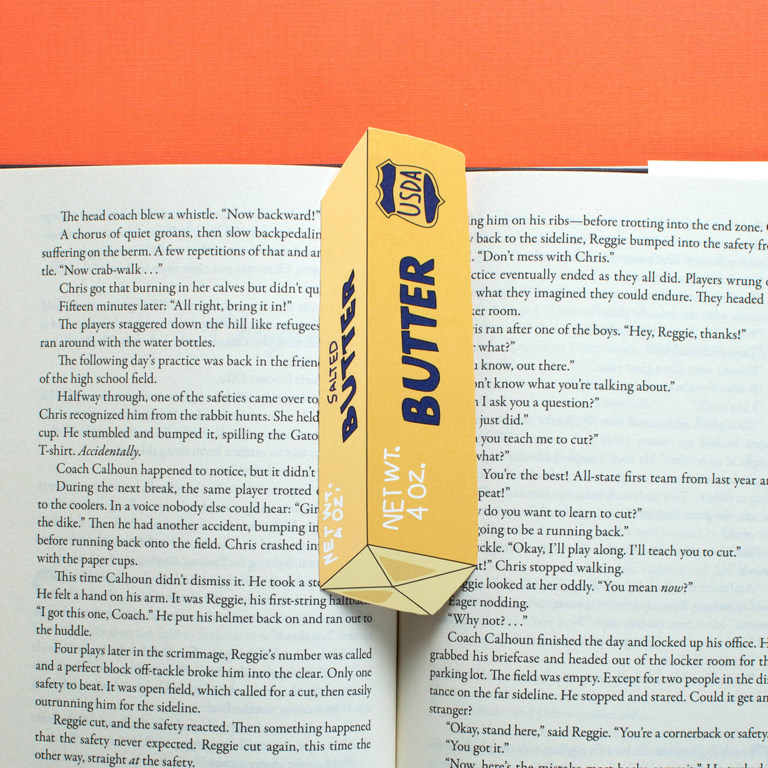 Stick of Butter Die Cut Bookmark – Double-Sided