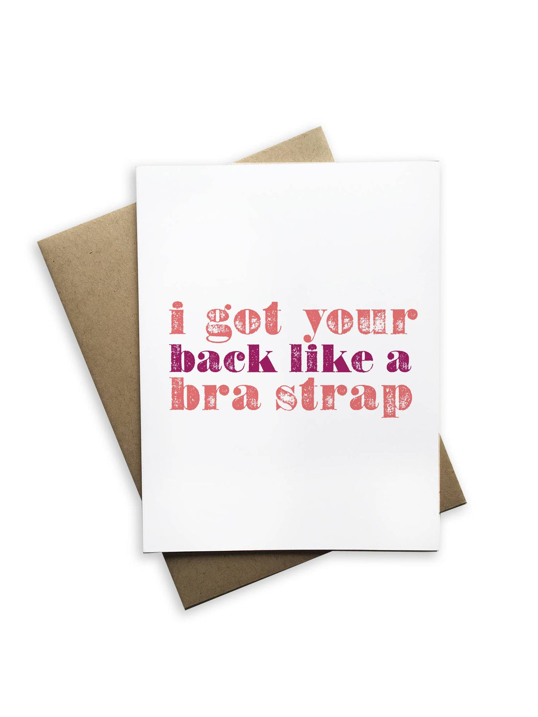 Card with text &