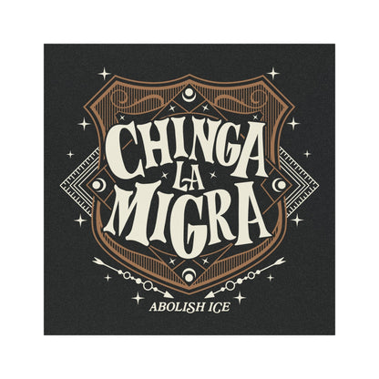 Chinga La Migra Magnet | Abolish ICE Car Magnet