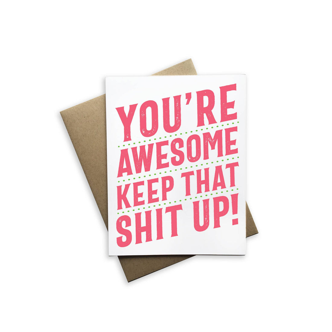 Card with &