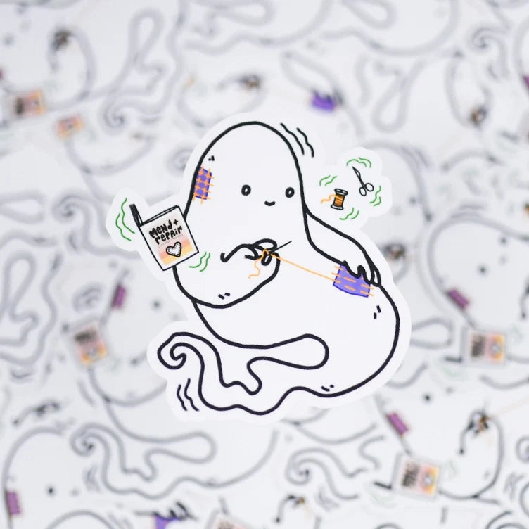 Mending Ghost Vinyl Sticker