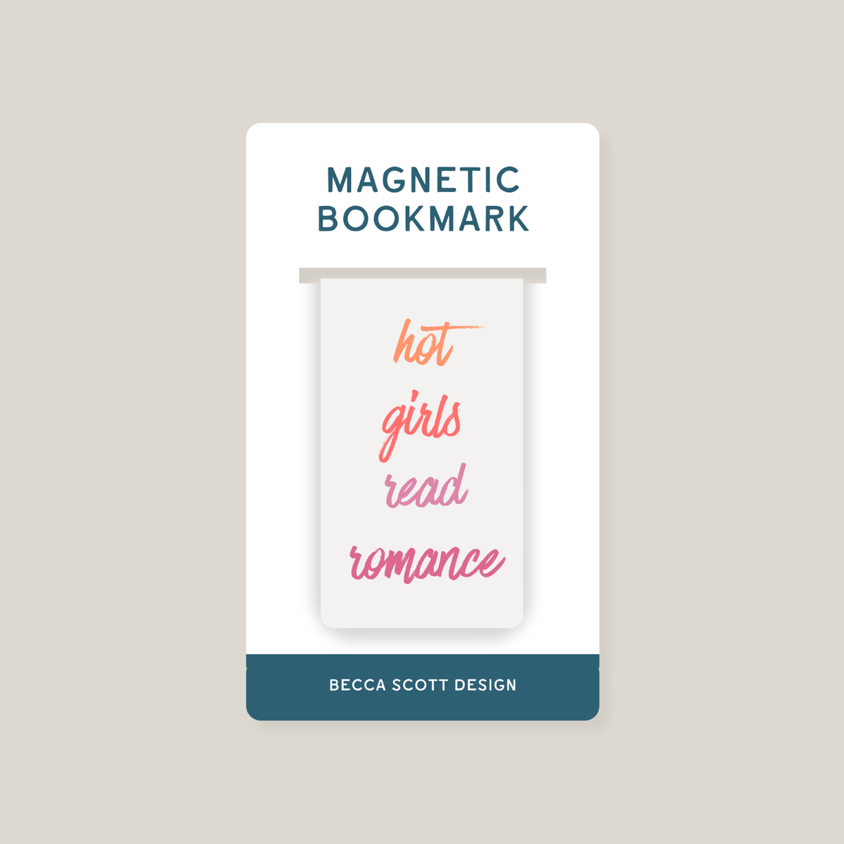 Hot Girls Read Magnetic Bookmark