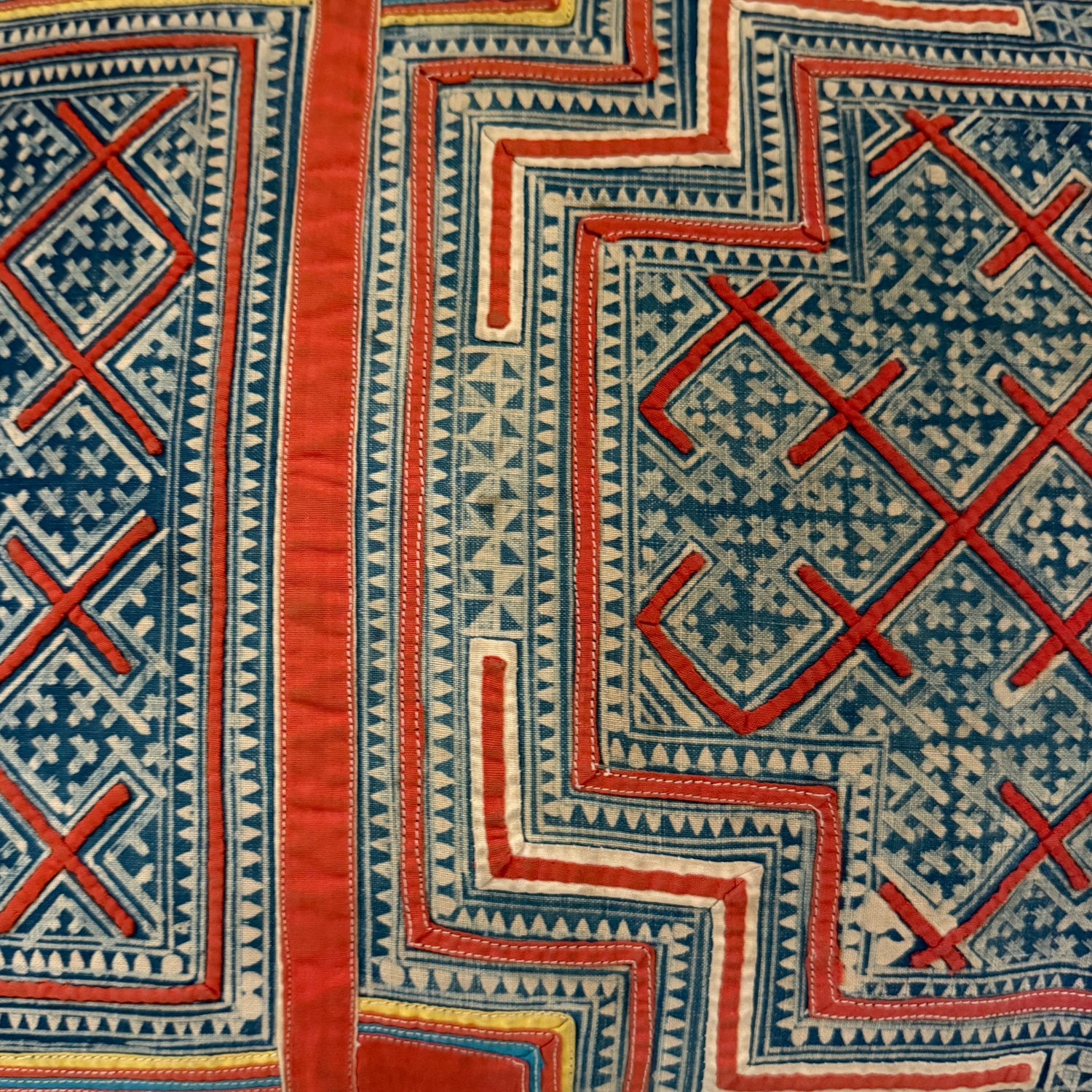 Hmong &amp; Hemp Throw Pillow Cover