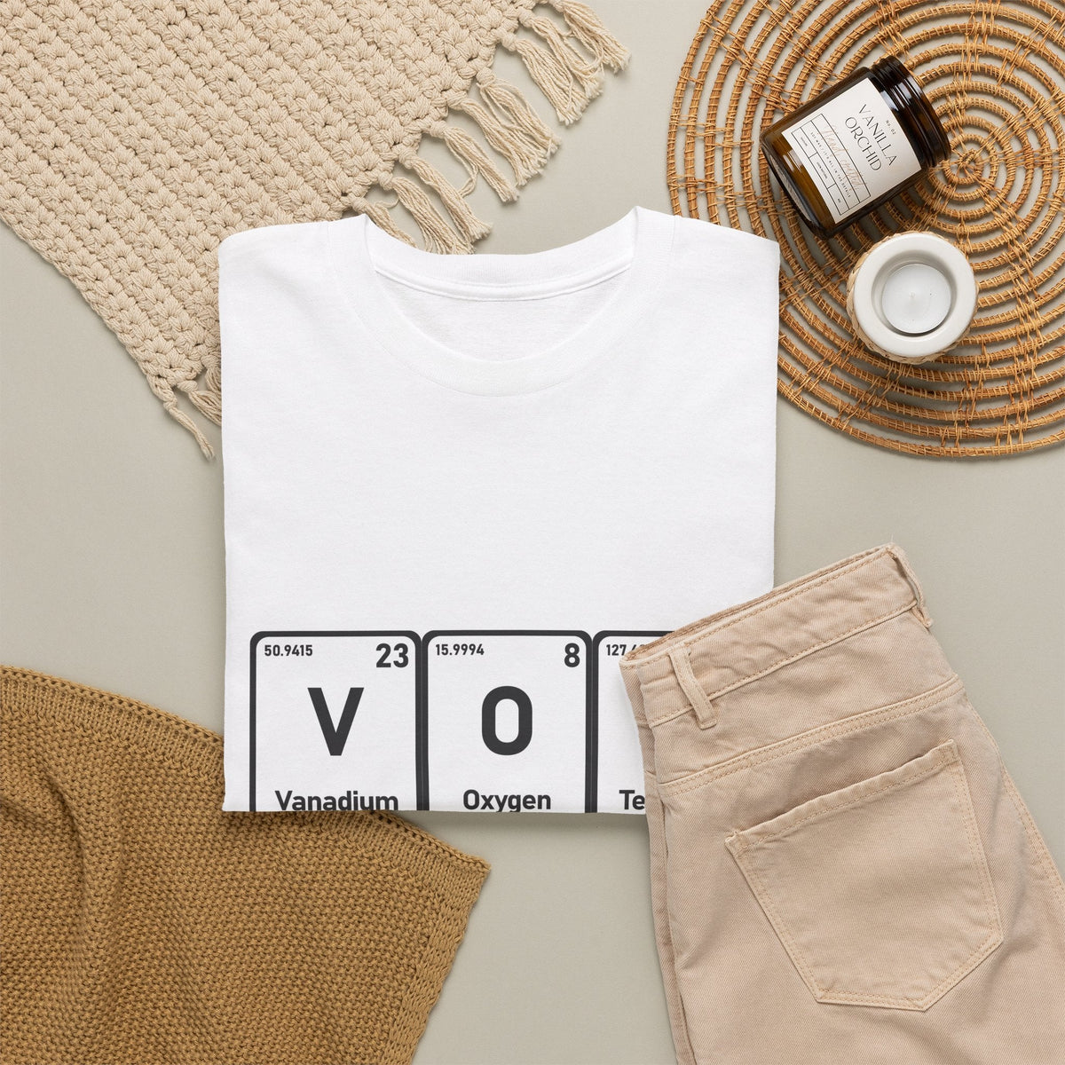 Vote T-Shirt – "The Element of Change" Periodic Table Design