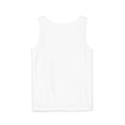 "Tax the Rich" on Unisex Garment-Dyed Tank Top