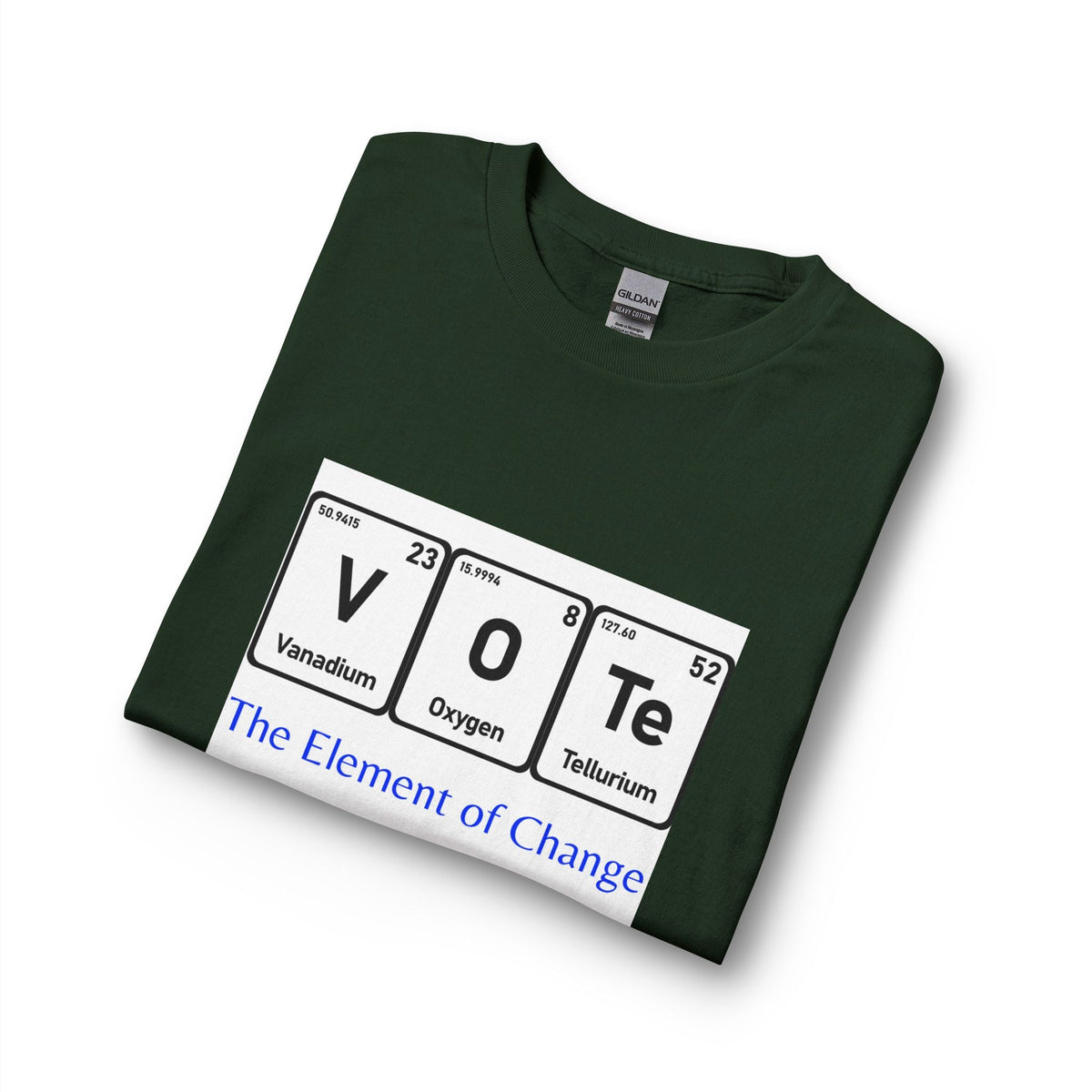 Vote Long Sleeve Tee — "The Element of Change" Political Graphic Shirt