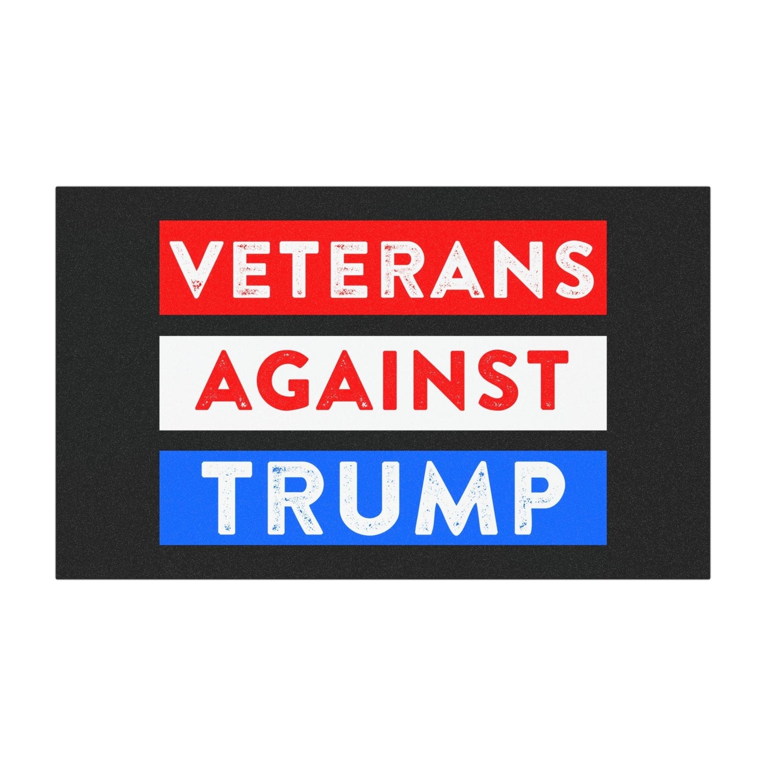Veterans Against Trump Car Magnet