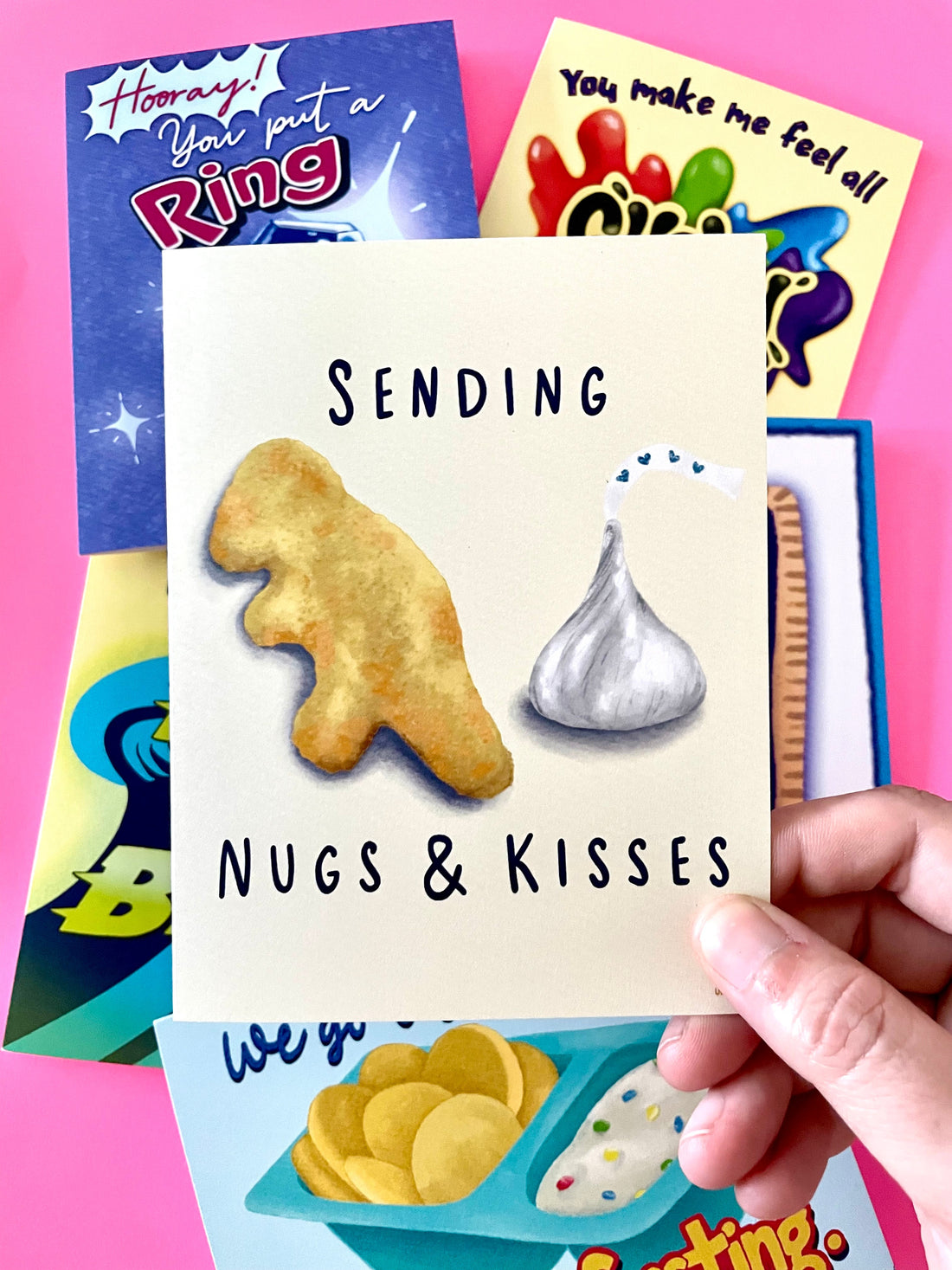 Nugs &amp; Kisses Greeting Card