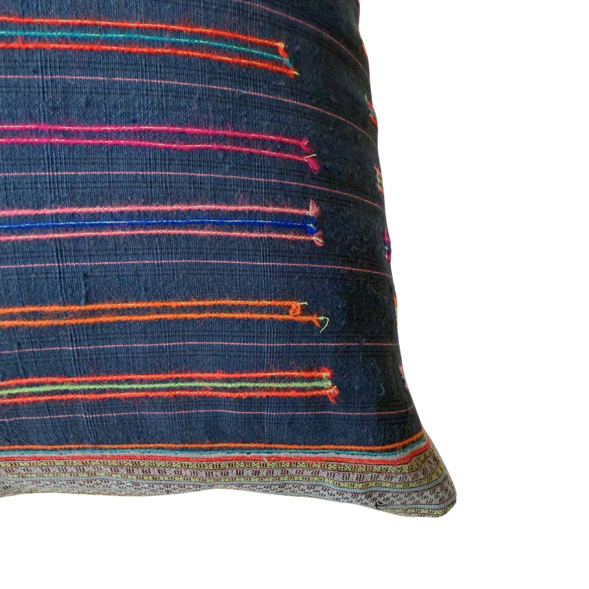Hmong &amp; Hemp Throw Pillow Cover