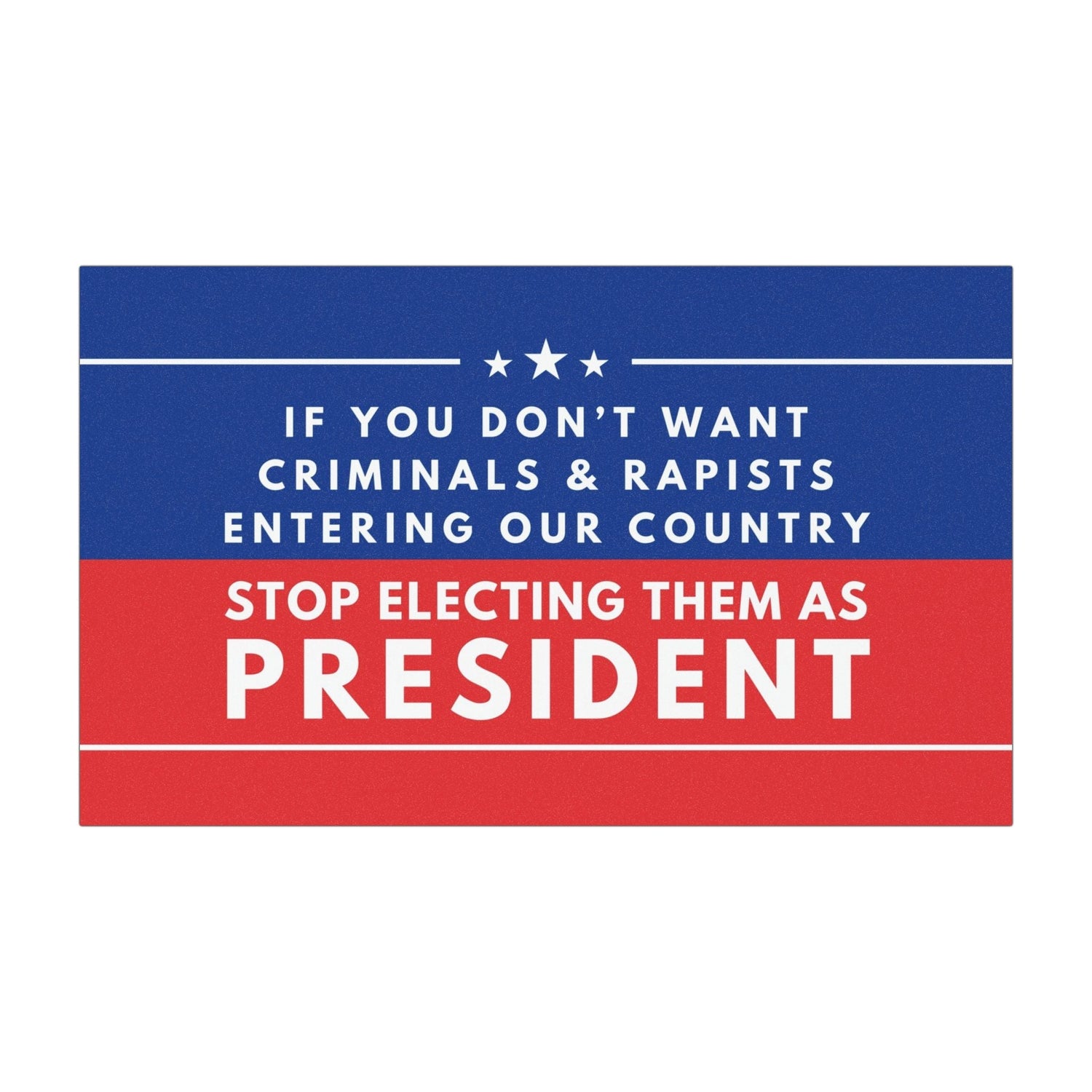 Anti-Trump Car Magnet