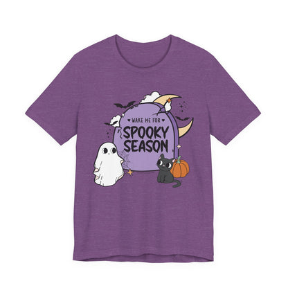 Wake Me for Spooky Season Tee - Halloween T‑Shirt