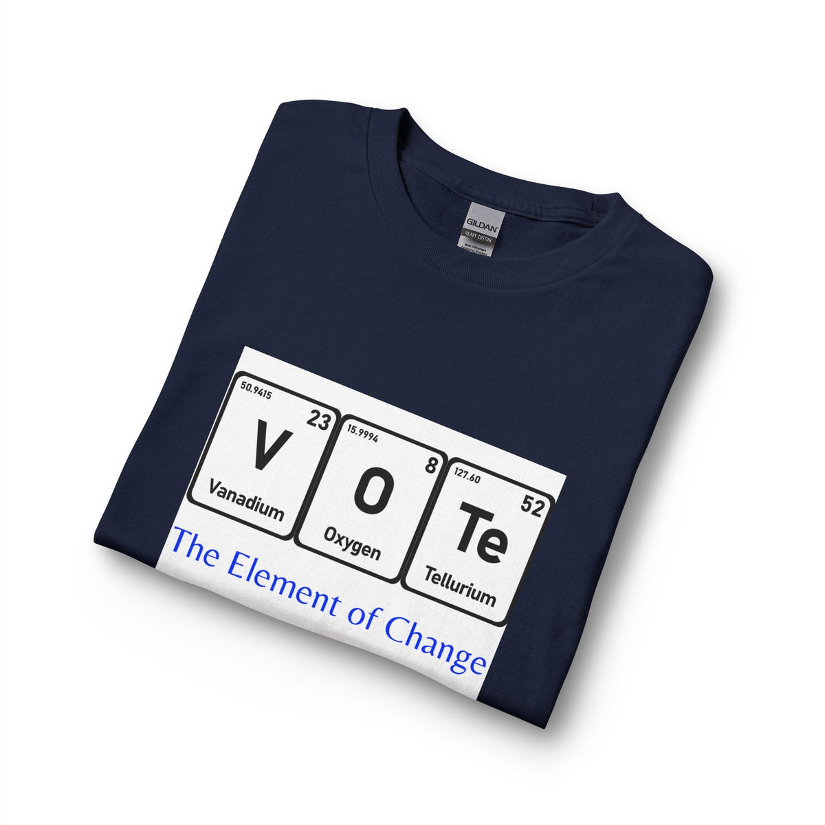 Vote Long Sleeve Tee — "The Element of Change" Political Graphic Shirt
