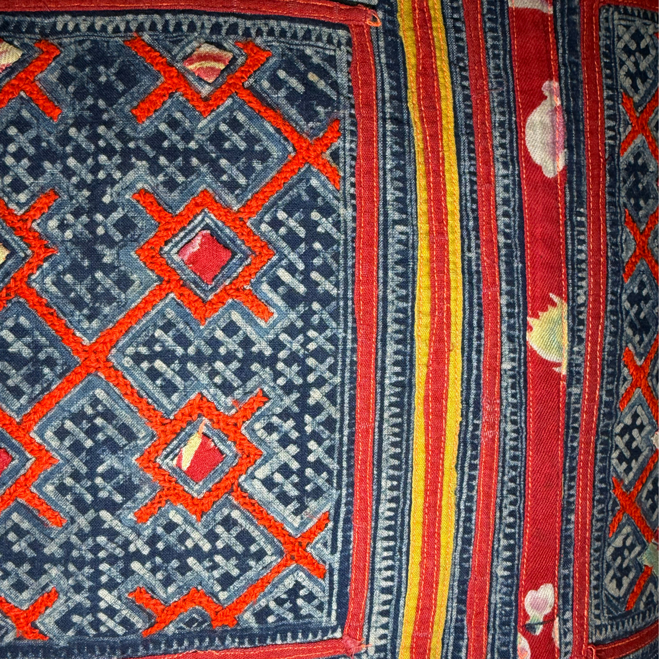 Hmong &amp; Hemp Throw Pillow Cover